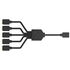 Cooler Master Addressable RGB Splitter Cable, 1 to 5 - black image number null