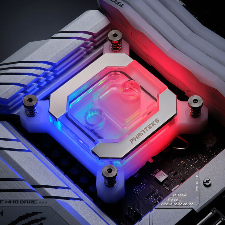 PHANTEKS C370I CPU Water Cooler, DRGB, Acrylic - White image number 3