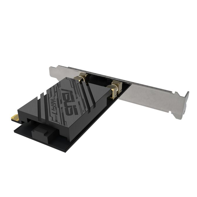 ASUS PCE-BE92BT Network Adapter, PCIe, Wi-Fi 7, BT 5.4 - black image number 2