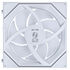 Lian Li UNI FAN SL-INF Wireless Lüfter, ARGB, PWM -  3er-Pack, mit Controller, 120mm, weiß image number null