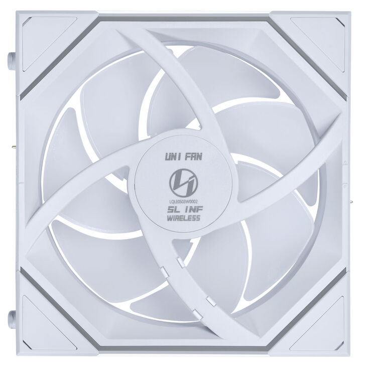 Lian Li UNI FAN SL-INF Wireless Lüfter, ARGB, PWM -  3er-Pack, mit Controller, 120mm, weiß image number 9