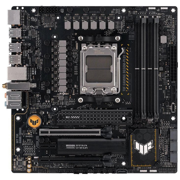 ASUS TUF Gaming B650M-Plus WiFi Mainboard, Sockel AM5, AMD B650, ATX, DDR5 image number 2