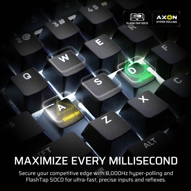 CORSAIR Galleon 100 SD Gaming-Tastatur, Full-Size, integriertes Stream Deck, Hot-Swap, DE - schwarz image number 39