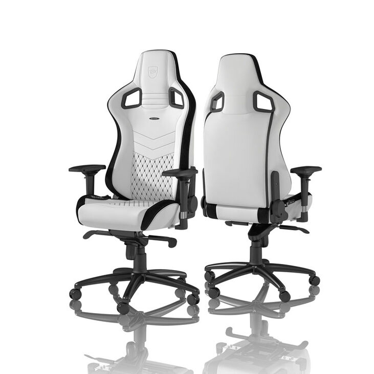noblechairs EPIC Gaming Stuhl - weiß/schwarz image number 1