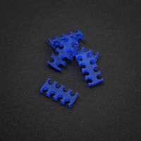 King Mod Service 8-Slot Cable Comb 3mm small - blue - set of 5