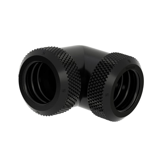 Barrow Multi-Link Adapter 90 Grad 14mm AD auf 14mm AD Hardtube - schwarz image number 0
