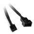 Alphacool Lüfterkabel 4-Pin auf 4-Pin Verlängerung 15cm - schwarz image number null