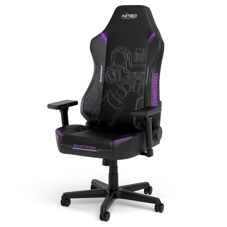 Nitro Concepts X1000 Gaming Chair - Transformers Decepticons Edition image number 2
