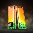 EK Water Blocks EK-Quantum Kinetic3 FLT D5 PWM Reservoir-Pump Combo - 360mm, D-RGB, Acrylic image number null