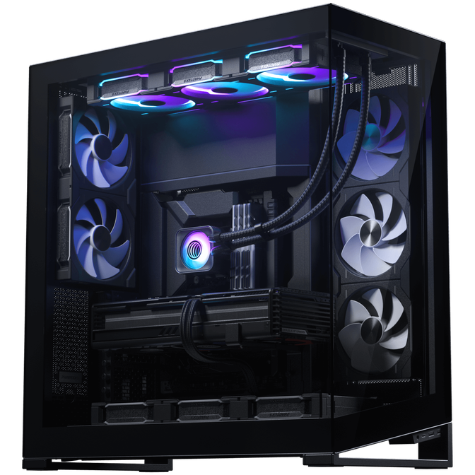 PHANTEKS Glacier One 420D30 X2 DRGB AiO Water Cooling - 420mm, Black image number 8
