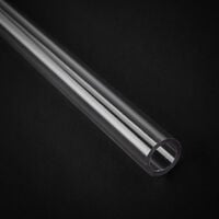 Bitspower None Chamfer PETG Link Tube 16/12mm, 100cm - transparent