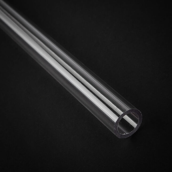 Bitspower None Chamfer PETG Link Tube 16/12mm, 100cm - transparent image number 0