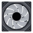 Lian Li UNI FAN SL-INF 120 ARGB Reverse Blade PWM L&uuml;fter, 3er Pack inkl. Controller - 120mm, schwarz + 1x UNI FAN SL-INF 120 PWM L&uuml;fter. 120mm image number null