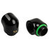 Bitspower Touchaqua Adapter 90 Degree G1/4 inch Male to G1/4 inch Female - 2 Pack, black image number null