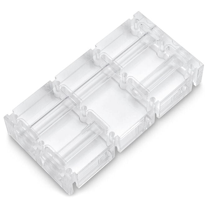 EK Water Blocks EK-Scalar Quad 2-Slot - Acrylic image number 1