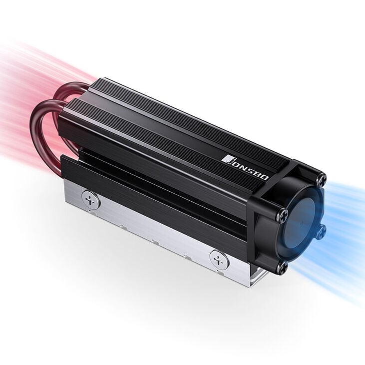 Jonsbo M.2-7 - Kühler für M.2-SSDs, schwarz image number 7