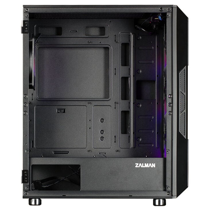 Zalman i3 Neo PC-Gehäuse, Midi-Tower, ATX, RGB, Tempered Glass - schwarz image number 3