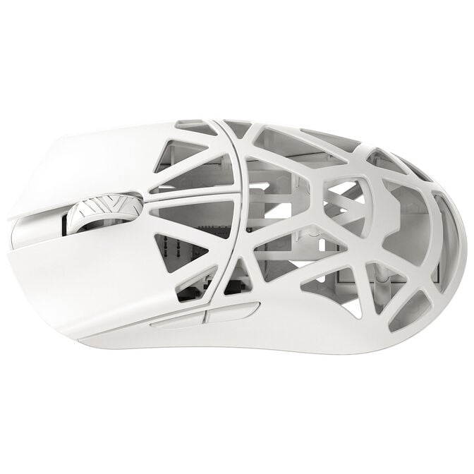 WLMOUSE Beast X Pro Solid Sides Gaming Mouse, Omron Optical Switches - White image number 2