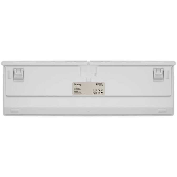 Ducky Zero 6108 Pure White Wireless Gaming Keyboard, RGB - Cherry MX2A Blue, ANSI (US) image number 5