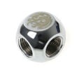 Bitspower Adapter T-Splitter 3x G1/4 Zoll IG - silber gl&auml;nzend image number null