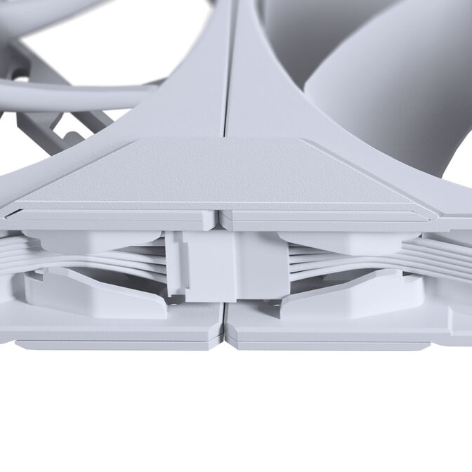 PHANTEKS M25 Gen2 PWM D-RGB Fan - Reverse Blade, 120mm, White image number 10