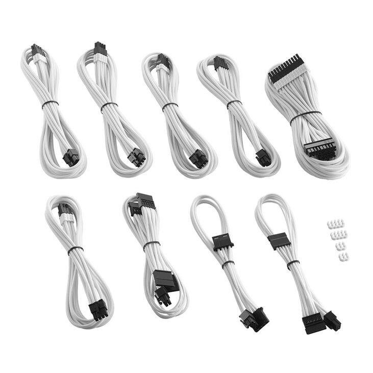 CableMod C-Series PRO ModMesh Cable Kit für Corsair AXi/HXi/RM (Yellow Label) - weiß image number 1