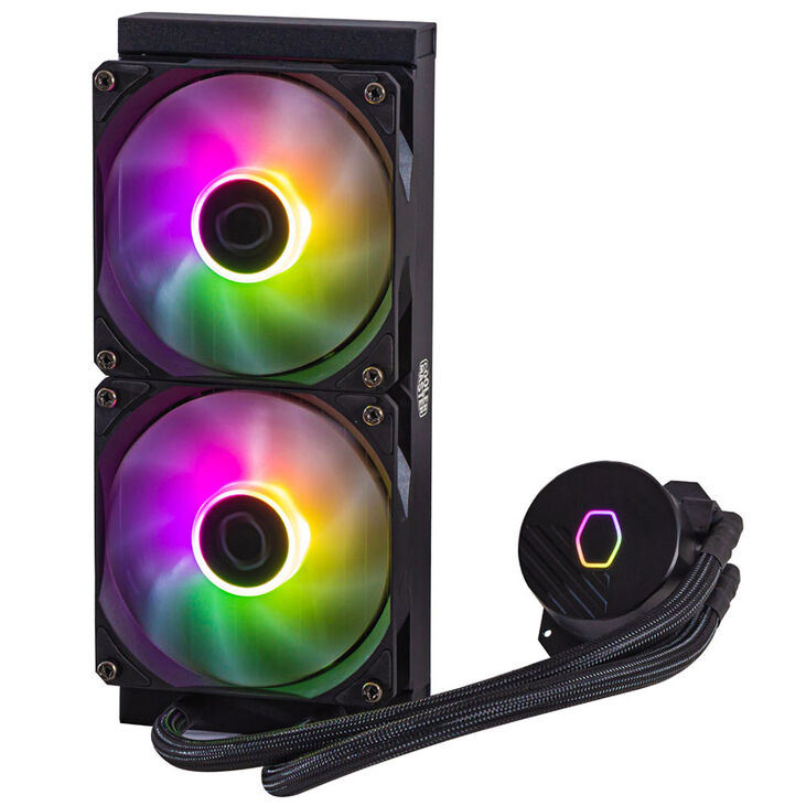Cooler Master MasterLiquid 240L Core ARGB Komplett-Wasserkühlung - schwarz image number 3