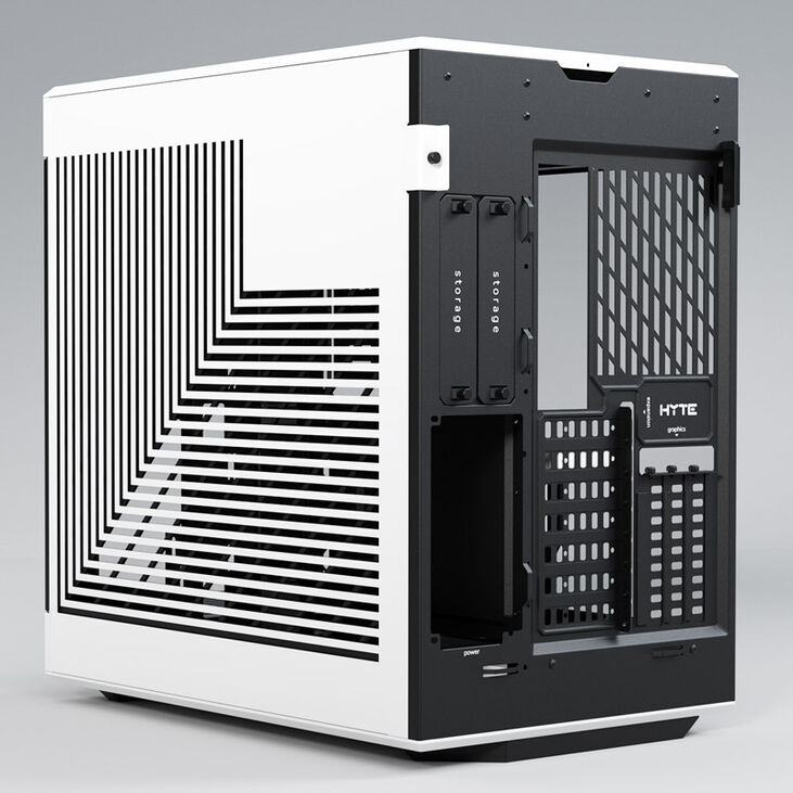 Hyte Y60 Midi Tower, Tempered Glass - schwarz/weiß image number 4