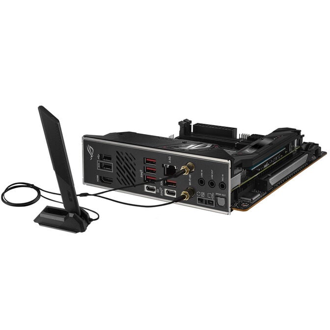 ASUS ROG Strix B650E-I Gaming WiFi Mainboard, Sockel AM5, AMD B650, MIni-ITX, DDR5 image number 4