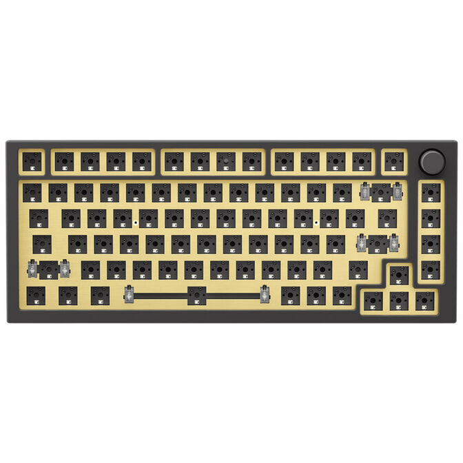 Glorious GMMK Pro 75 % Switch Plate - Brass, ANSI image number 2