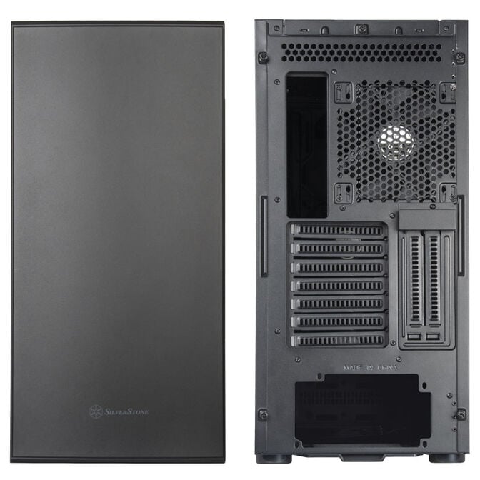 SilverStone SST-SEQ1B SETA Q1 Midi-Tower - schwarz image number 1