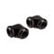 Corsair Hydro X Series XF Hardline Adapter 90 Degree 12mm OD to 12mm OD Hardtube - 2 Pack, Black