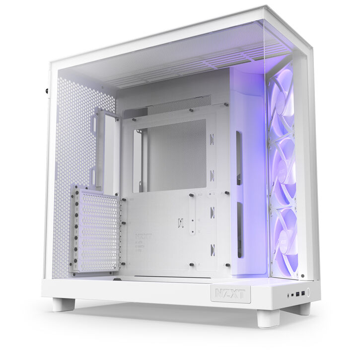 NZXT H6 Flow RGB Midi-Tower - Weiß image number 0