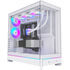 Montech HS02 PC Case, Midi Tower, ATX, Tempered Glass, ARGB - White image number null