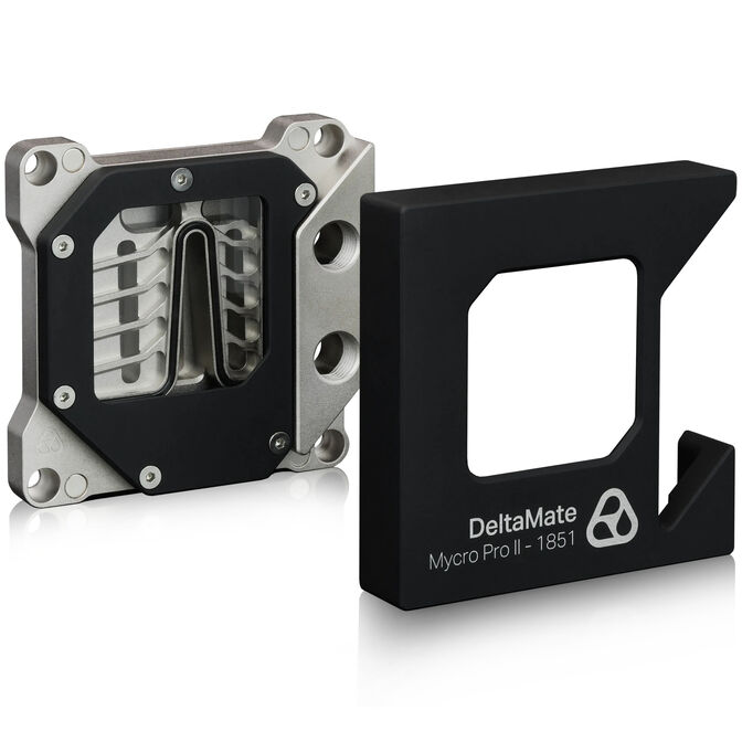 Thermal Grizzly DeltaMate CPU Block MPII CPU-Wasserk&uuml;hler, Intel 1851, ARGB, G1/4 Zoll - schwarz image number 4