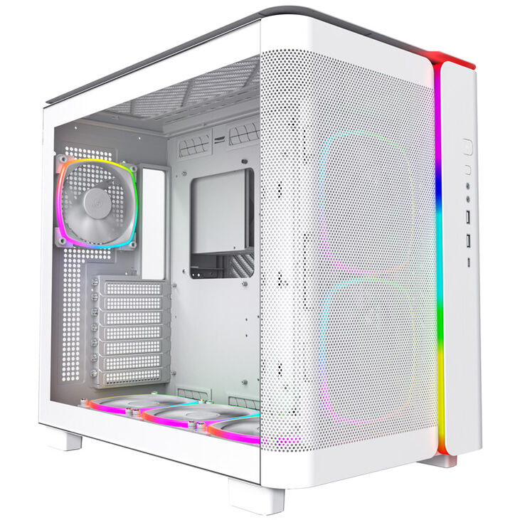 Montech KING 95 PRO Mid Tower, Tempered Glass, ARGB - White image number 8