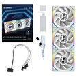 Lian Li UNI FAN SL Wireless LCD Fan, ARGB, PWM, 3-Pack incl. Controller - 120 mm, white image number null