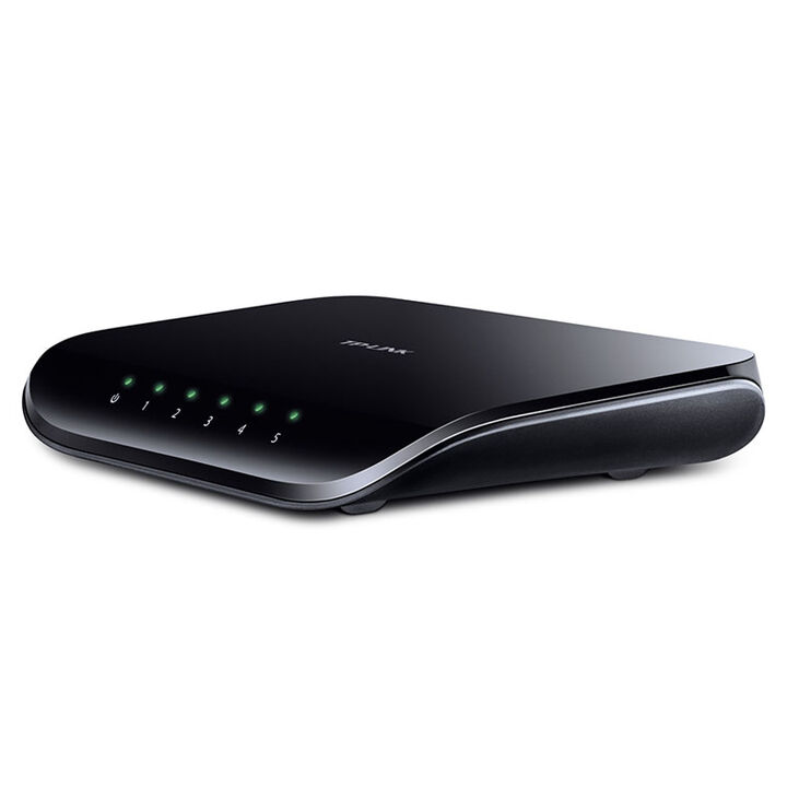 TP-Link TL-SG1005D V6 Gigabit-Switch, 5-Port, unmanaged - schwarz image number 1