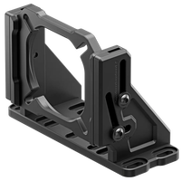 Simucube Wheelbase Mount v2 Bracket, -24 to +20 degrees tilt, Aluminium - Black