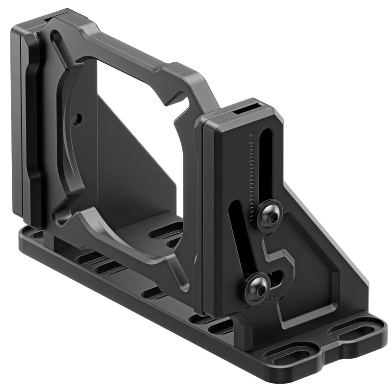 Simucube Wheelbase Mount v2 Halterung, -24 bis +20 Grad, Aluminium - schwarz