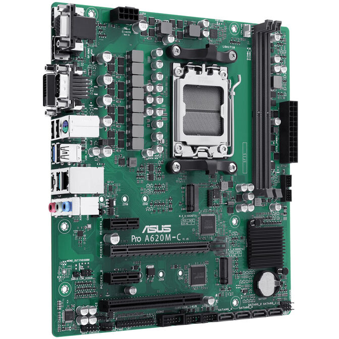 ASUS PRO A620M-C-CSM, AMD A620 motherboard, socket AM5, DDR5 image number 5