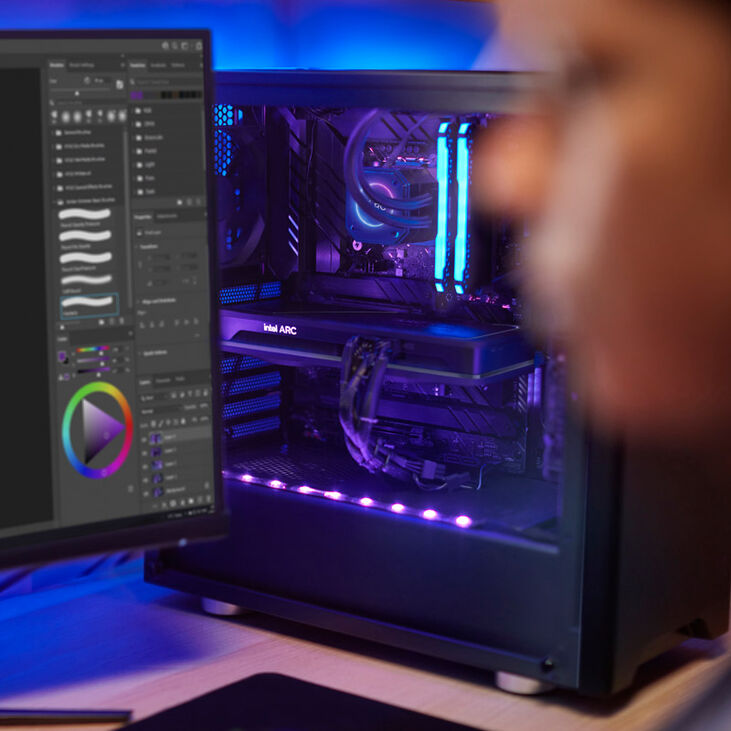 Intel Arc A750 Limited Edition, 8192 MB GDDR6 image number 3