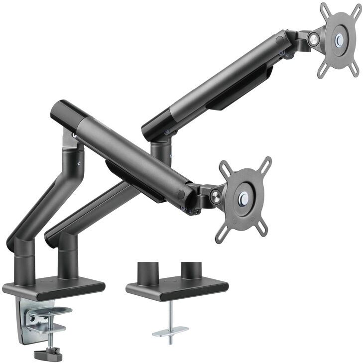 Alterzone Arm Duo Aluminium Monitorhalterung - dunkelgrau image number 5