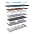 Montech MKey TKL Freedom Gaming Tastatur - GateronG Pro 2.0 Brown image number null