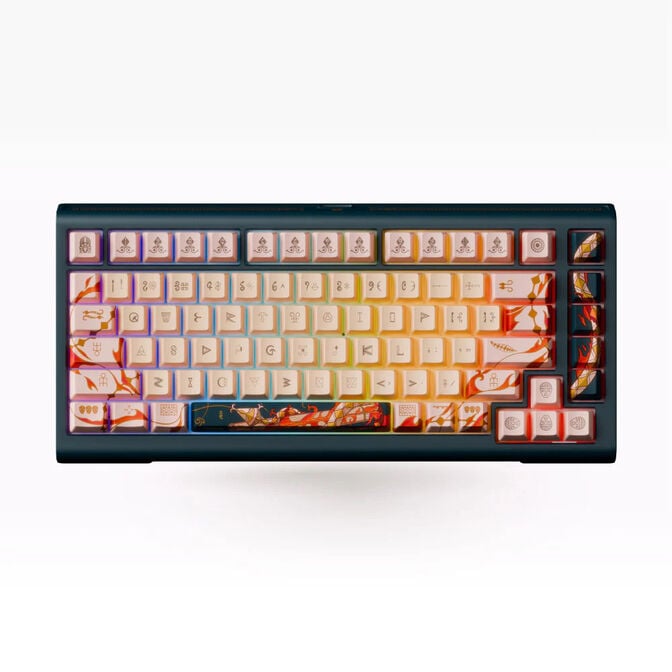 Ducky Year of the Snake 2025 Zodiac Gaming Keyboard, 75%, Hot-Swappable, RGB, ISO - MX2A Red image number 1