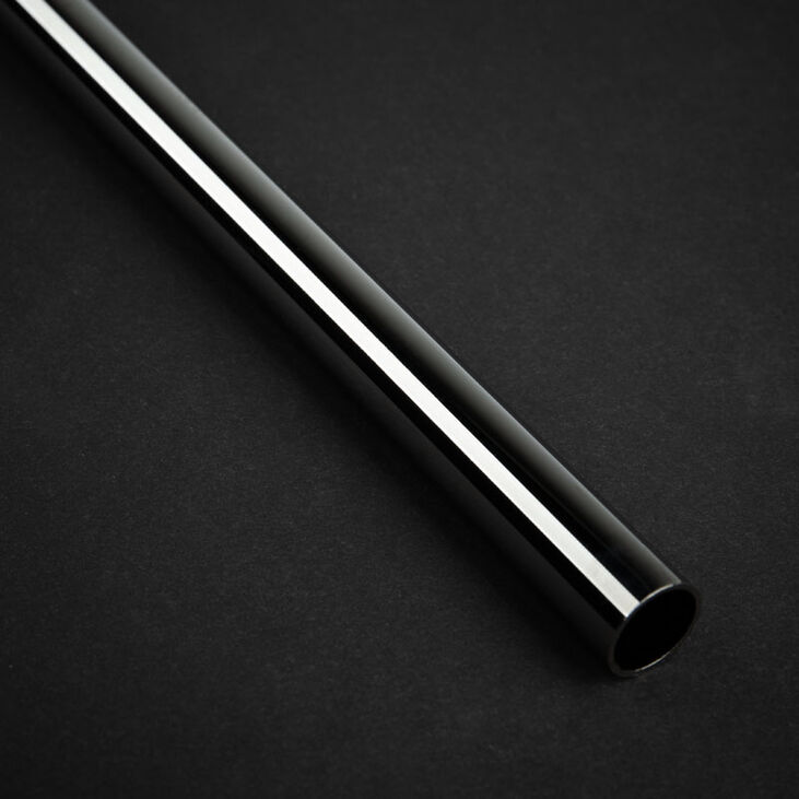 Bitspower None Chamfer Brass Hard Tubing 12mm AD, 500mm - black sparkle image number 1
