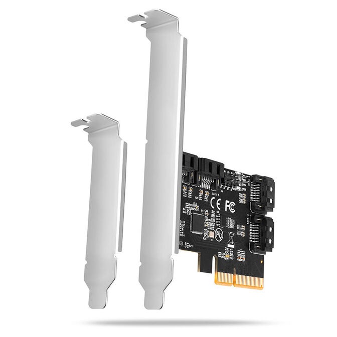 AXAGON PCES-SA4X4 PCIe Controller - 4x SATA 6G intern + Low Profile Blende image number 0