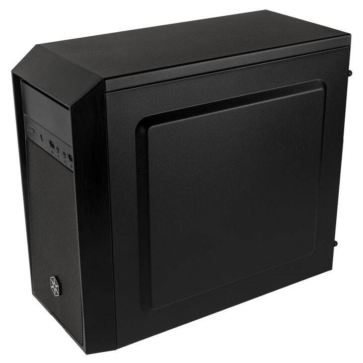 SilverStone Precision PS16 Micro-ATX case - black image number 2