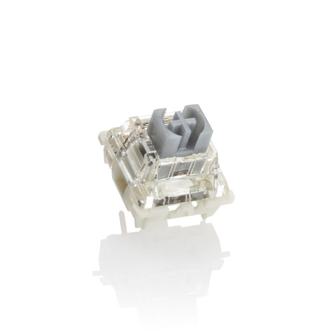Ducky Gateron G Pro Silver Switches, mechanical, 3-Pin, linear, MX-Stem, 45g - 110 pieces image number 1