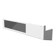 Lian Li 9,2 Zoll LCD Kit f&uuml;r O11 Vision-M, Divider mit Display, 1.920 x 462 Pixel - wei&szlig; image number null